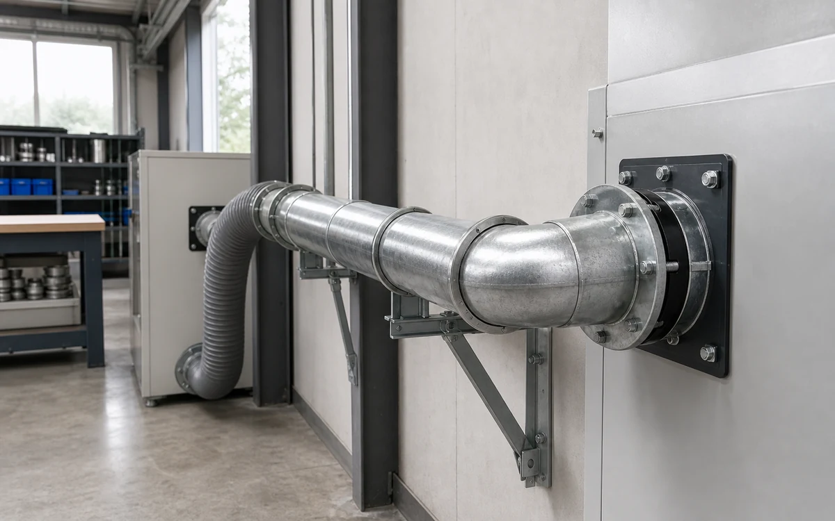 Flanged Duct Support